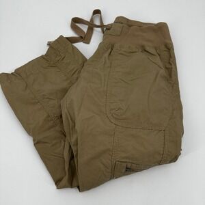 GH Bass Co Womens Cargo Capris Size XS Khaki Quick Dry Cotton Blend Pants